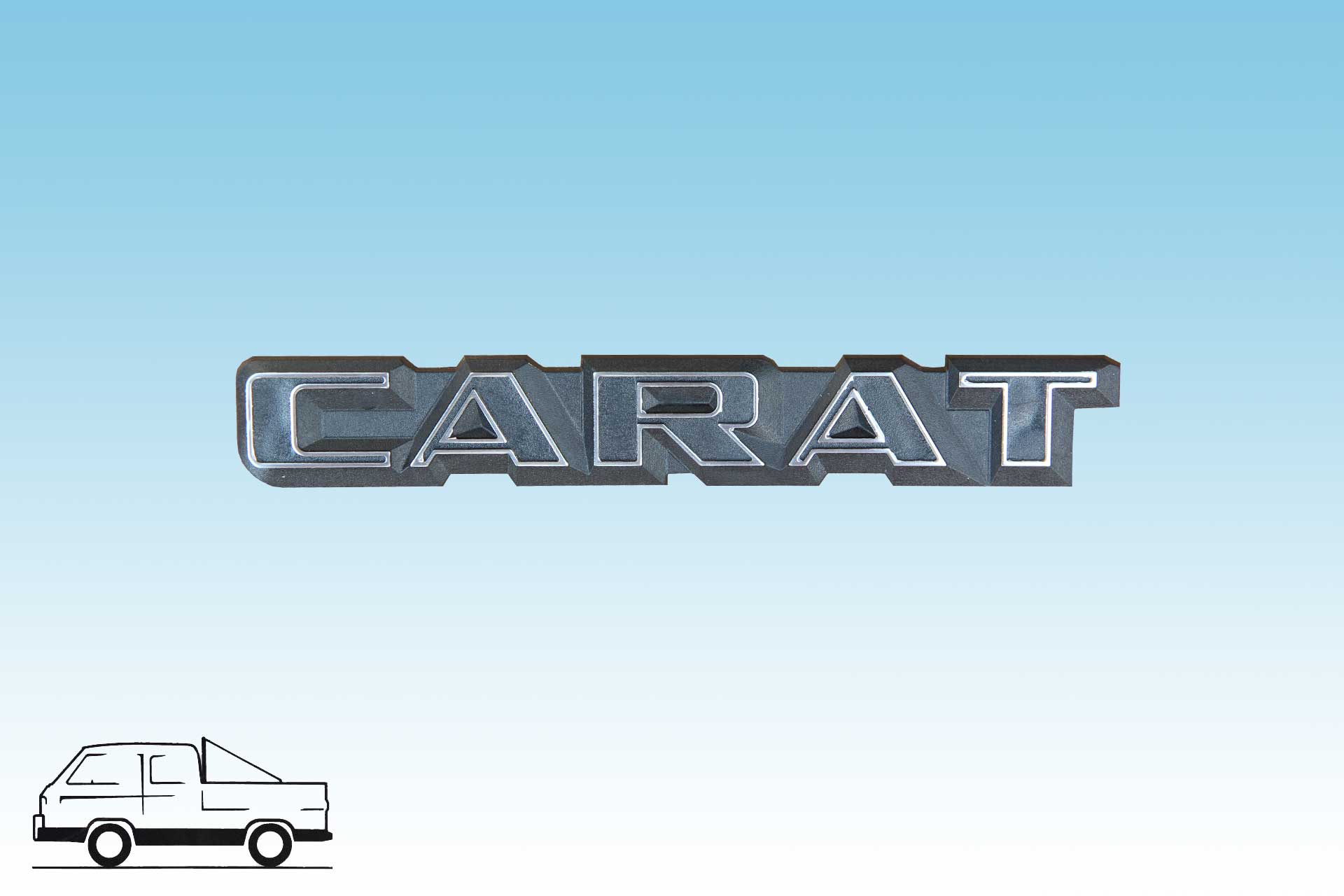 Schriftzug "CARAT"  für T3