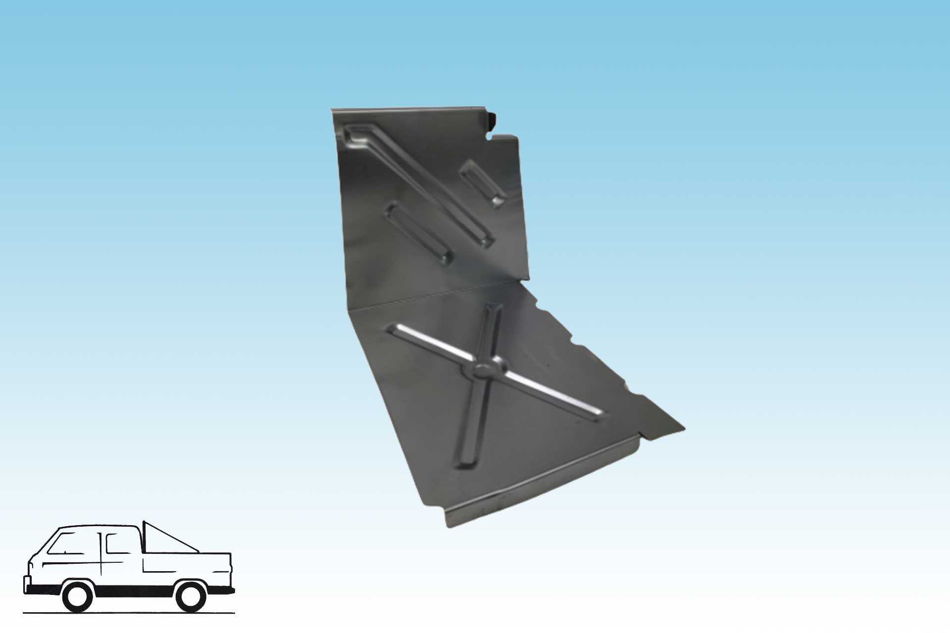 Luftleitblech T3 hinten links