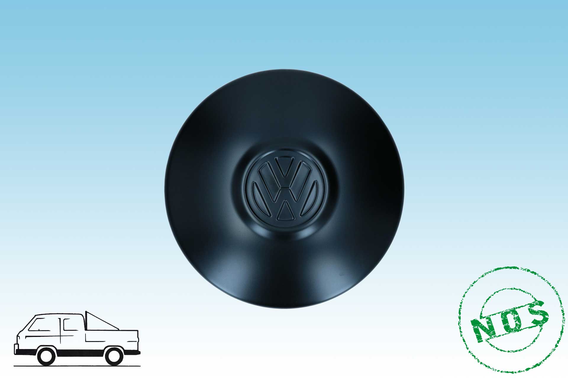 Radzierkappe, grundiert - alle T3 , orig. VW