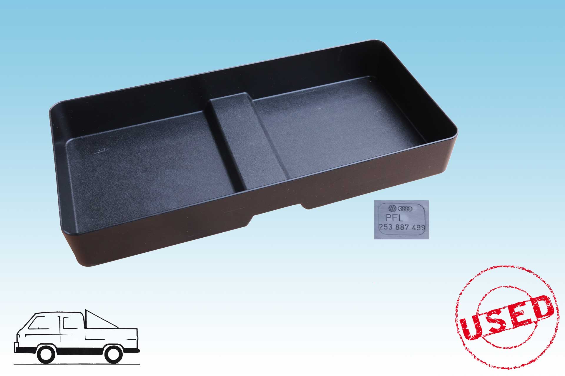 T3 vanagon tray behind flip seat