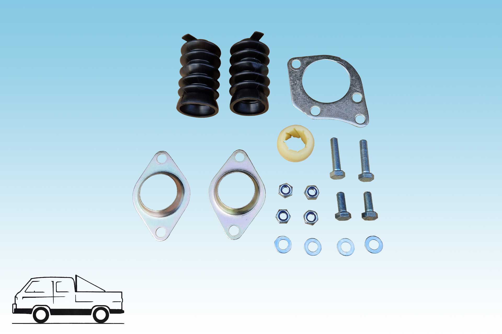 T3 Überholsatz Schaltstange hinten Diesel