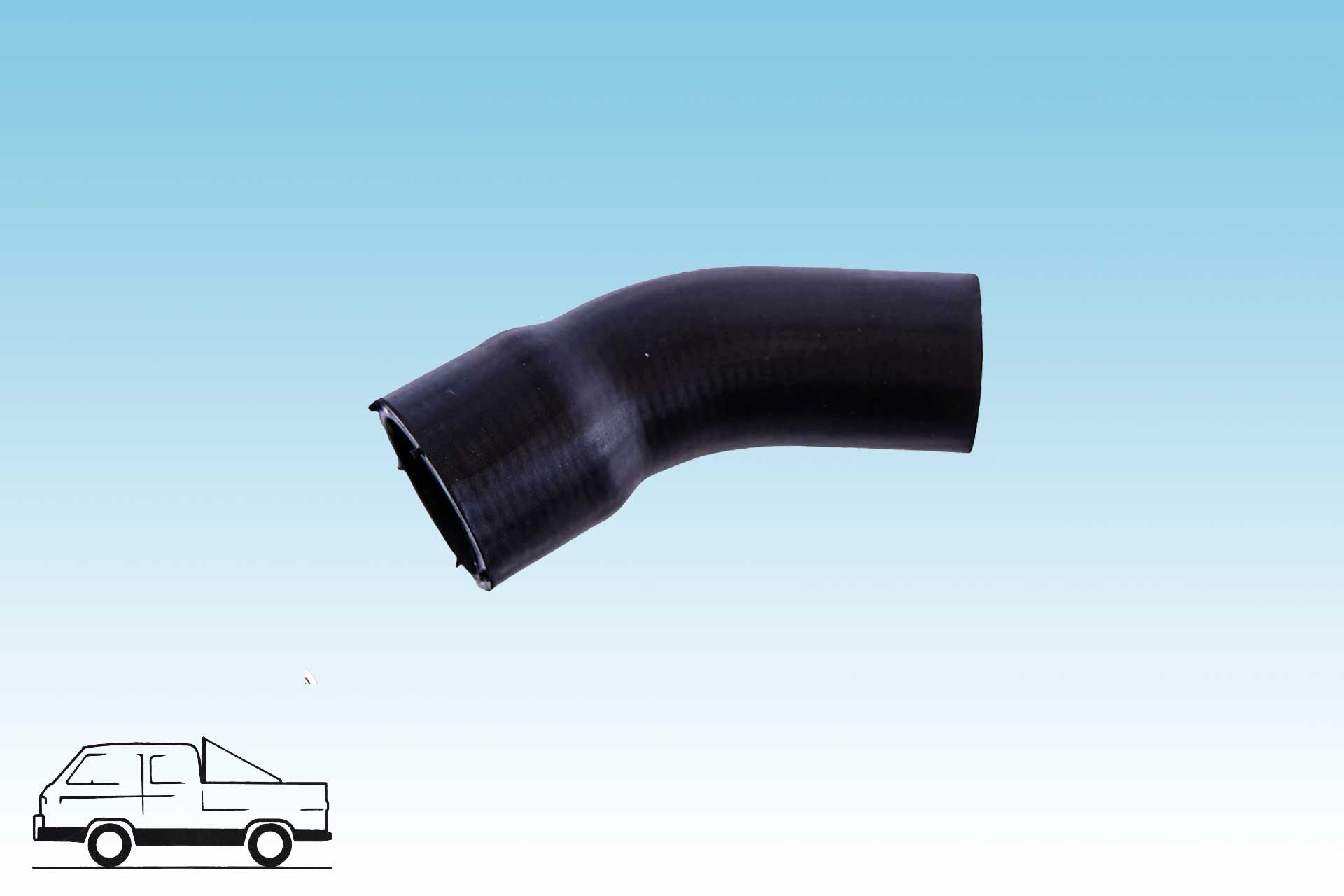 Coolant hose radiator feed hose Bus Vanagon WBX Coolant hose radiator feed hose Bus Vanagon WBX