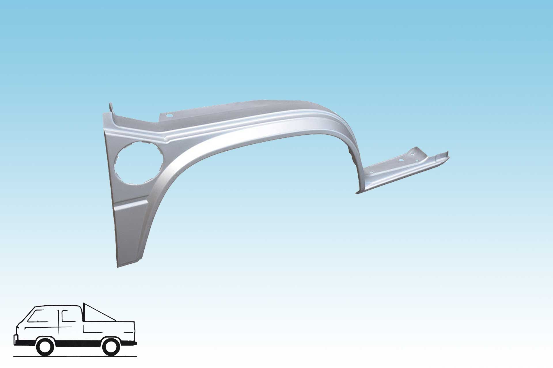 Dogleg right Bus Vanagon 2WD Dogleg right Bus Vanagon 2WD