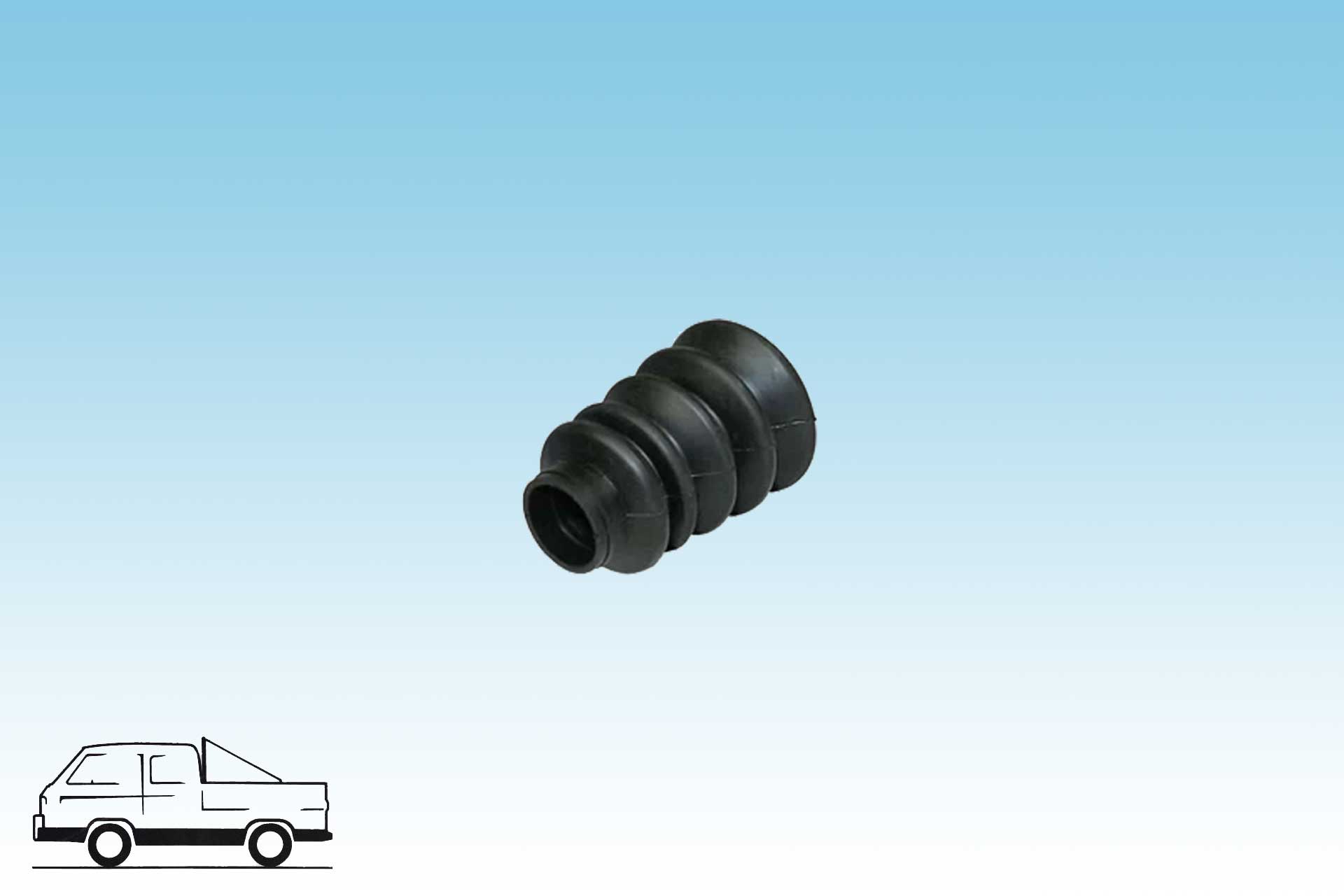 VW T3 80 - 82  Manschette Schaltstange hinten