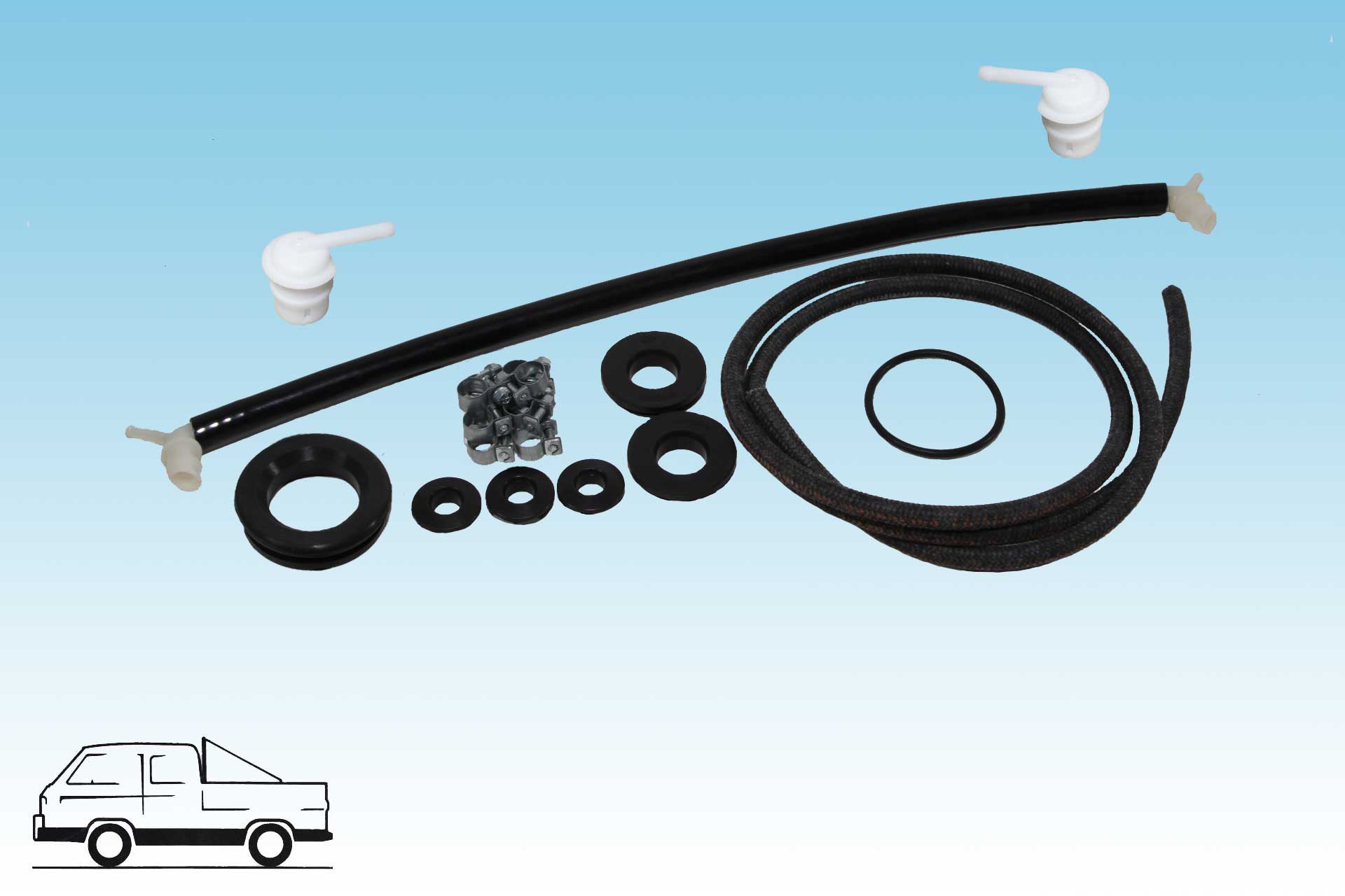 Tankentlüftungsset Bus T3 bis 07/83 2 WD