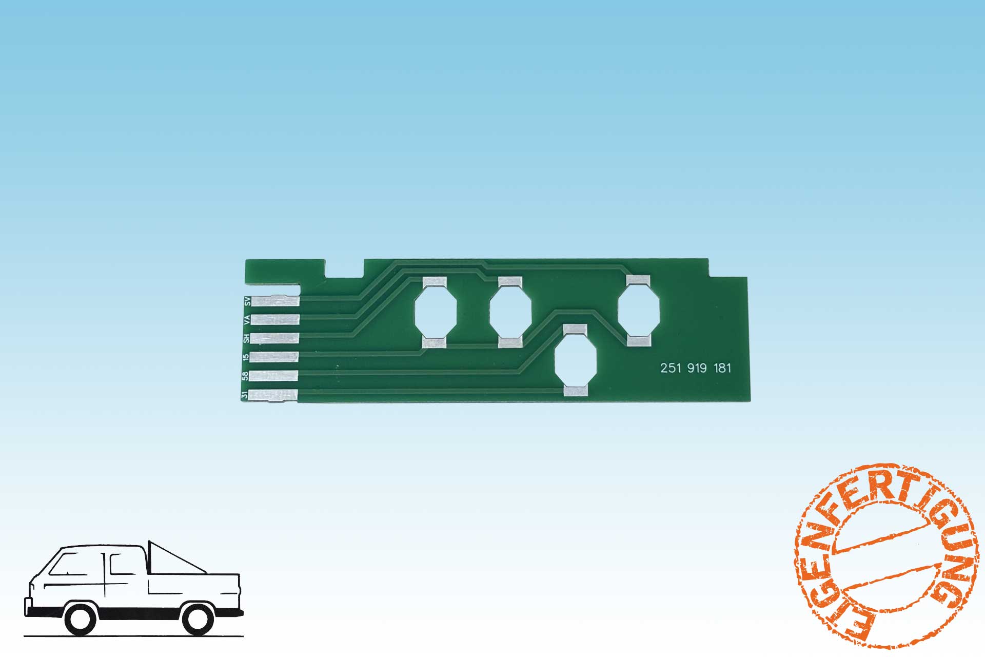 VW T3 Syncro bulbholder difflock console VW T3 Syncro bulbholder difflock console