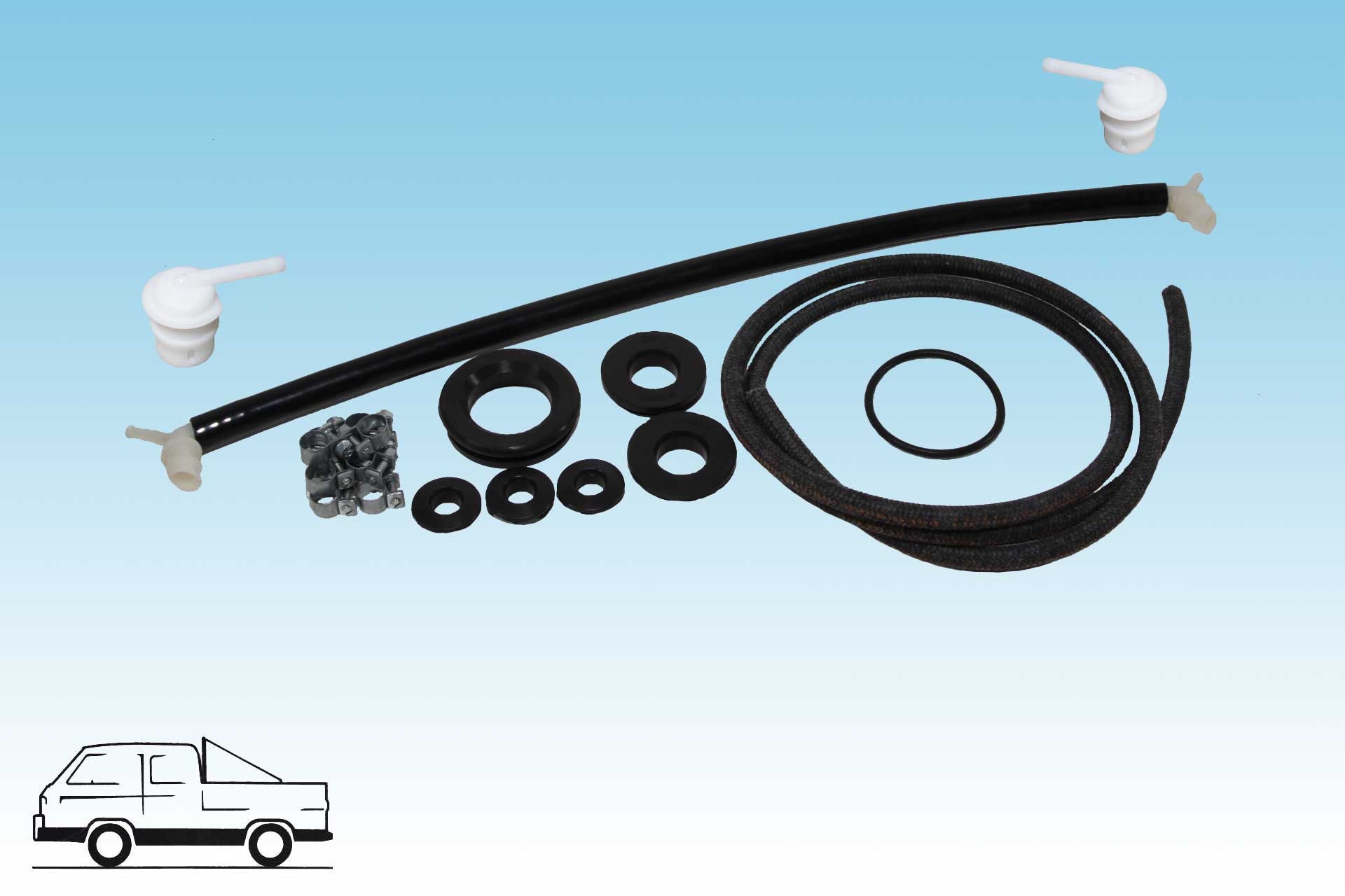 Tankentlüftungsset Bus T3 ab 08/83 2 WD