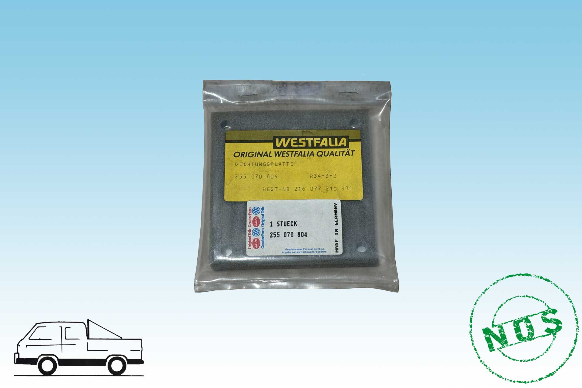 Fresh water filler pipe lock - Westfalia