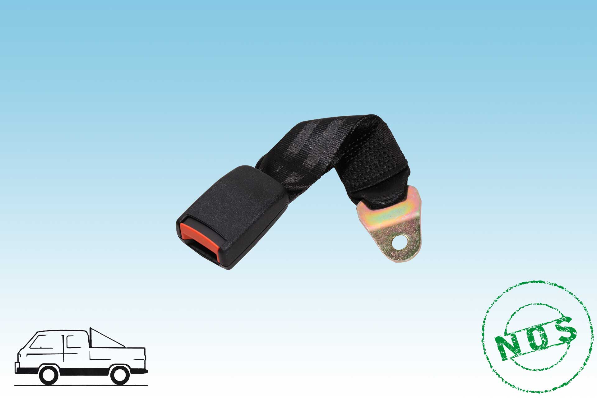 T3 seat belt lock - genuine VW