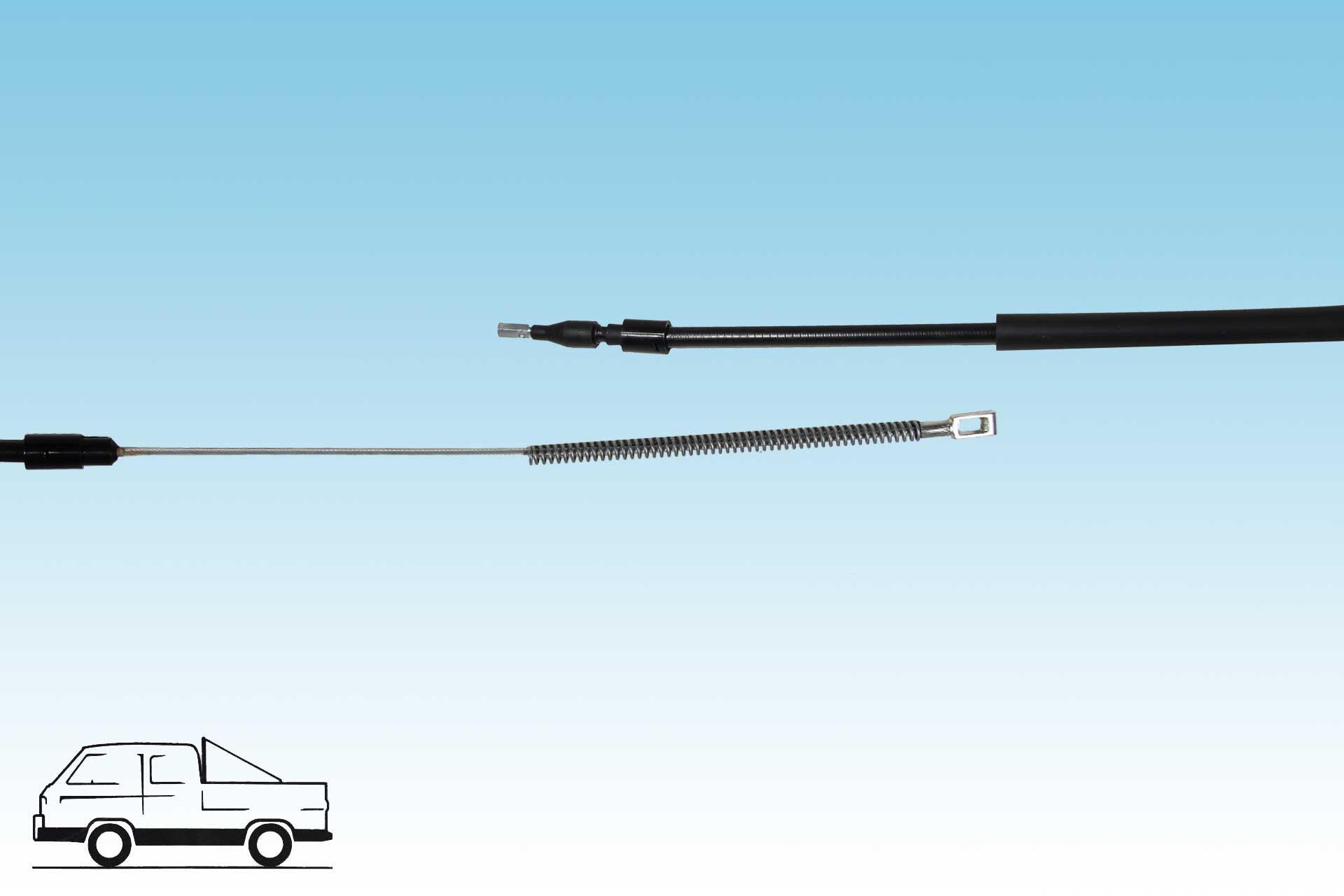 Handbremsseil 1473mm Bus T3 2 WD