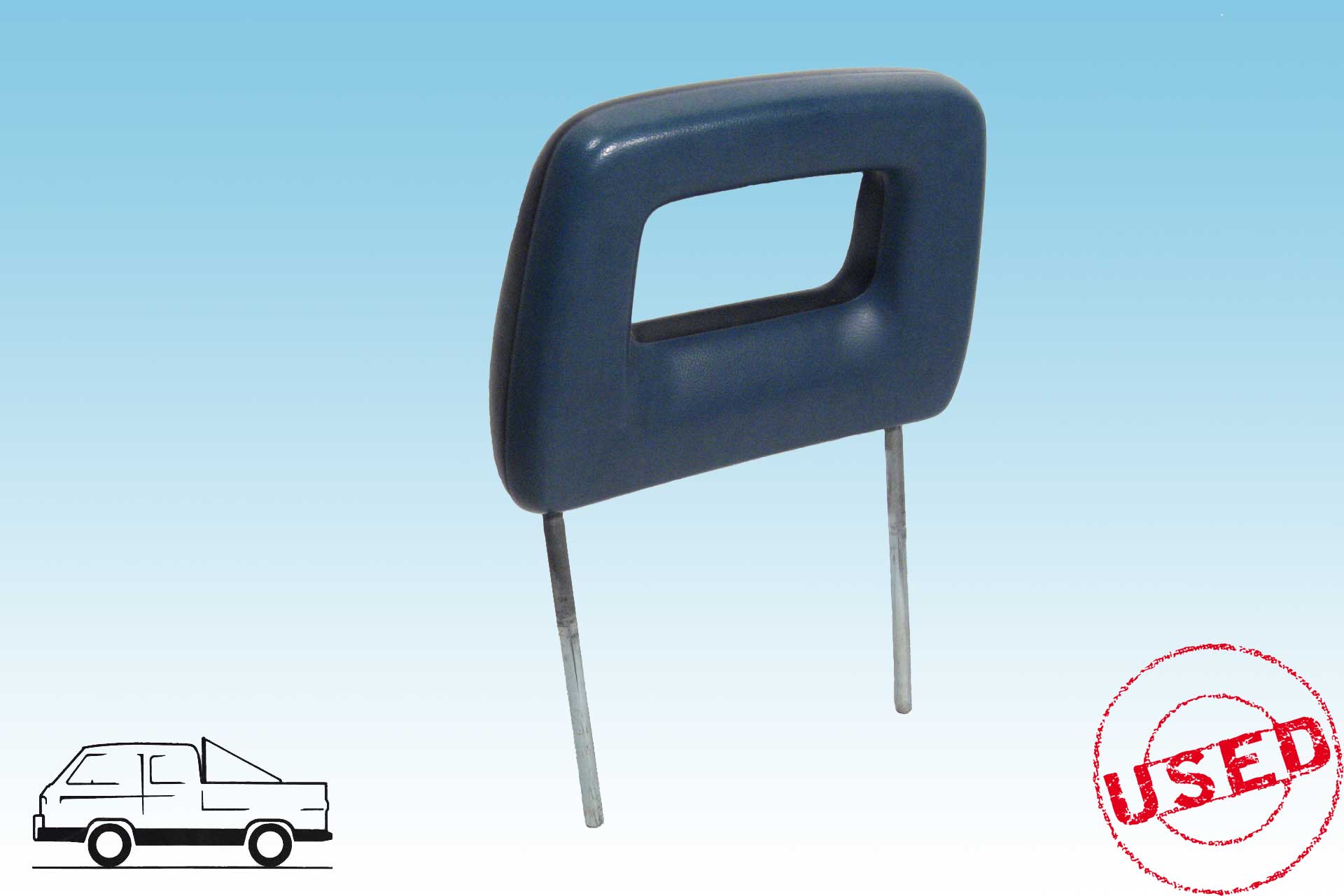 Kopfstütze T3   blau / schwarz